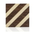 thumbnail image 4 of Mascot Hardware Fusion Striped 1-3/10 In. (33Mm) Cream & Brown Cabinet Knob - Pack of 10, 4 of 9