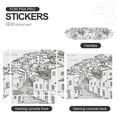 thumbnail image 5 of Decal Skin for PS4 Slim / PS4 Pro / PS4, Whole Body Vinyl Sticker Cover for Playstation 4 Console and Controller (Santorini Black & White Greece), 5 of 5
