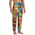 thumbnail image 4 of Kdxio Colorful Giraffes with Drinks Pattern Joggers,Sweatpants for Men with Pockets-X-Large, 4 of 5
