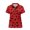 Ladybug Heart Print, variant on FUIALDOLG American Flag 250 Design Tennis Short Sleeved Shirt for Golf Outdoor Sports, Quick Dry Polyester Golf Pullover Soft 1/4 Zip Golf Shirt