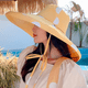 thumbnail image 3 of Sombrero de sol para mujer, de ala ancha, con protección solar UPF 50+, plegable, para playa, para verano, 3 of 5