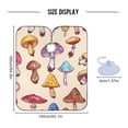 thumbnail image 4 of JSTEL Mushroom Rainbow Color Waterproof Barber Cape for Men Women Beard Shaving Bib Apron Professional Hair Cutting Cloth, 65 x 55 inch, 4 of 6