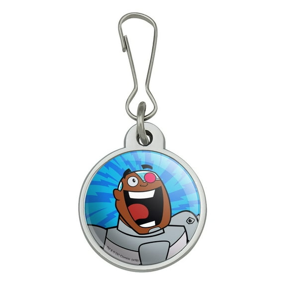 Teen Titans Go! Cyborg Jacket Handbag Purse Luggage Backpack Zipper Pull Charm