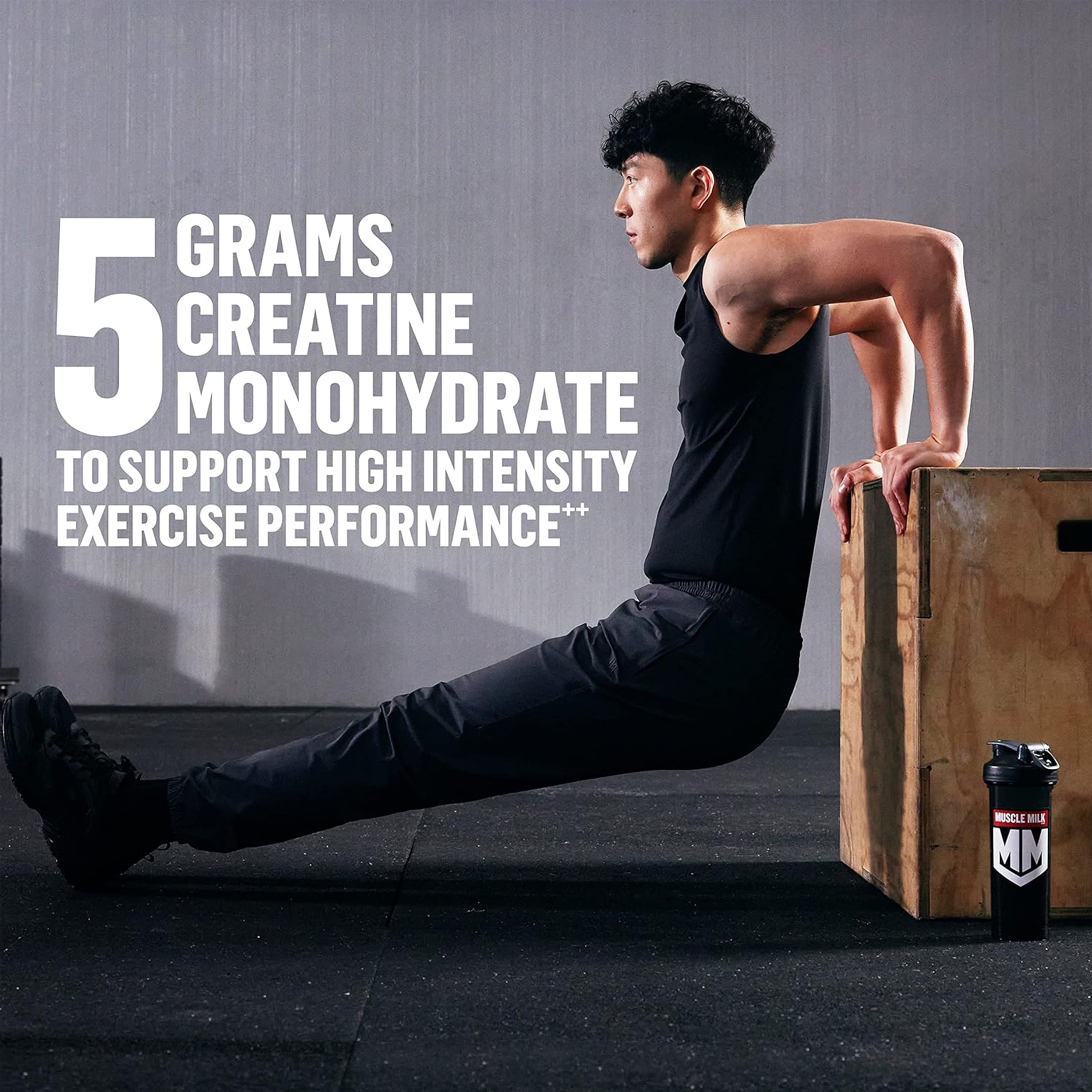 Muscle Milk Pro Series Creatine Dietary Supplement, Unflavored, 17.6 oz Canister