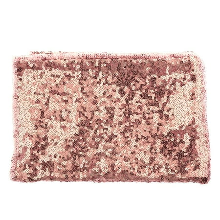 

Glitter Sequin Tablecloth 69x39 for Party Wedding Banquet Christmas - Pink