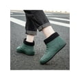 thumbnail image 5 of Fangasis Men Chef Shoe Comfort Kitchen Shoes Slip On Mules Rainy Resistant Clogs Green (Plush Lined) 9.5, 5 of 5