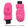 thumbnail image 2 of Bearachild 1 par de manoplas para niños, impermeables, de invierno, Unisex, cálidas, fáciles de combinar, portátiles, cómodas, diseño grueso para Suministros térmicos Fucsia Bearachild HA059230-03B, 2 of 5