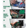 thumbnail image 6 of TESMEN Digital Clamp Multimeter TCM-300A, TRMS Auto-Ranging 6000 Count, AC/DC Voltage, AC Current, NCV Detection, 1 Pack, 6 of 12