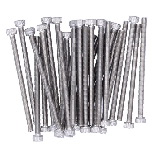 Socket Head Screws, 30Pcs Bolts And Nuts Kit Button Head Bolts M5 Cylindrical Head Hex Socket Screw Stainless Steel Hex Head Screws Screw Kit