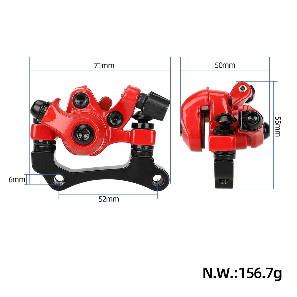 Étriers De Frein à Disque 10 Pouces Pour Trottinette électrique Kugoo M4 / M4 Pro - Avant + Arrière, En Fer