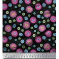 thumbnail image 1 of Soimoi Poly Georgette Fabric Flower Artistic Fabric Prints by Yard 42 Inch Wide, 1 of 3