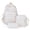 White, variant on Girls Backpack Cute Polka Dots Backpack with Lunch Box Pencil Case Elementary Kids School Bag