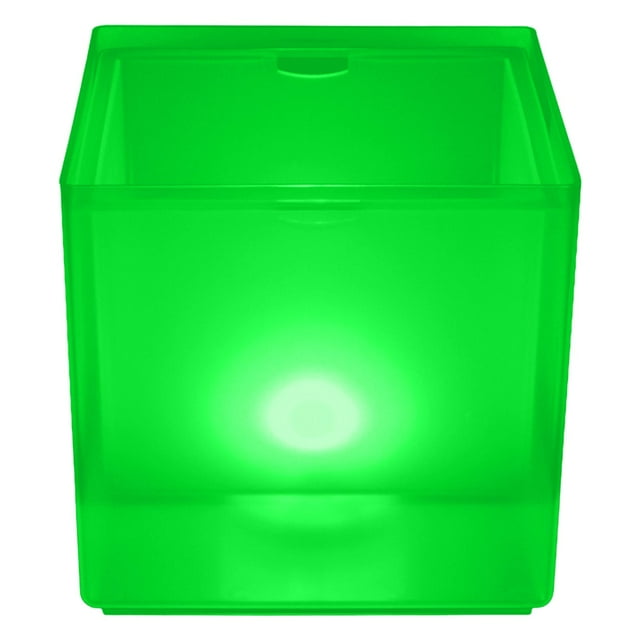 Cubo de hielo iluminado de LED Sunnimix 3,5 litros cuadrado