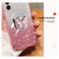 thumbnail image 3 of Glitter Cover Compatible with Samsung Galaxy M14 Case Butterfly Kickstand Case for Samsung M14 Soft TPU Electroplated Bling Shockproof Shell for Women Girls Cover for Galaxy M14, 3 of 7