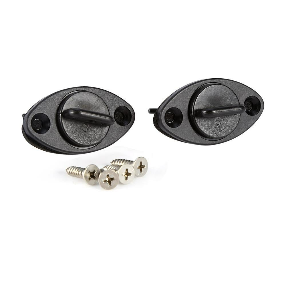 HERCHR Universal Drain Plug Kit 2 Plugs Bung w/ Screws for Canoe Boat