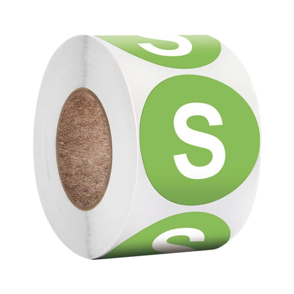 Size Marking Stickers For Clothing And Home Use Durable Paper Labels For Organizing Wardrobe And Retail Stores