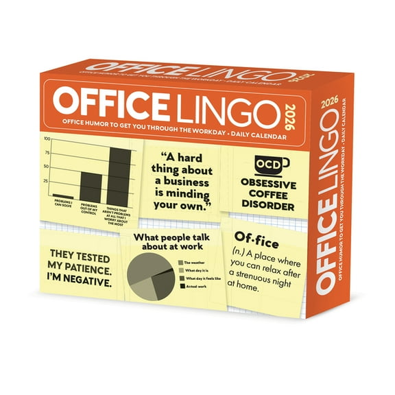 Office Lingo 2026 Box Calendar, (Paperback)