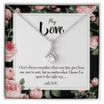 thumbnail image 1 of To My Girlfriend With You Alluring Ribbon Necklace Message Card, 1 of 7