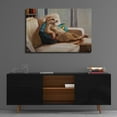 thumbnail image 4 of Epic Art 'Couch Potato' by Lucia Heffernan, Acrylic Glass Wall Art, 36"x24", 4 of 8