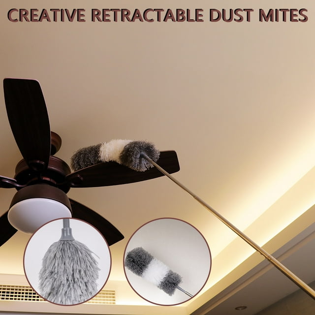 Retractable Clean Brush Soft Duster Brush Dusting Brush Home Cleaning