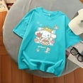 thumbnail image 5 of Sanrio Cinnamoroll Multicolor Graphic T Shirts Kawaii Girl Y2k Top Aesthetic Harajuku Summer Oversized T Shirt Women Clothes Tee, 5 of 22