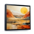 thumbnail image 2 of Designart "Bold horizon Canyon Desert VII" Landscapes Floater Framed Canvas Print, 2 of 7