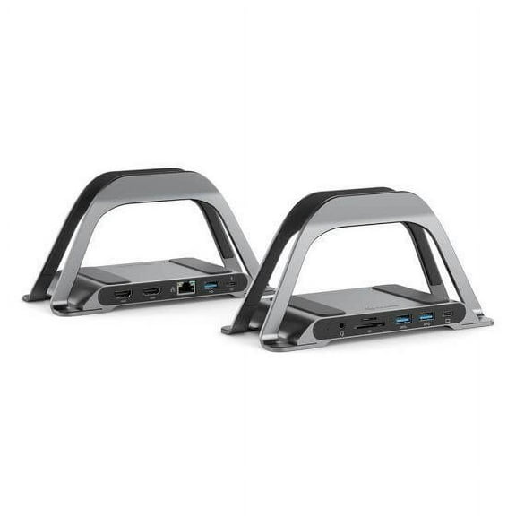 ALOGIC Bolt Plus USB-C Docking Station with stand, Space Grey