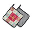 thumbnail image 2 of Aquarium Frog Pair of Pot Holders Red, 2 of 4