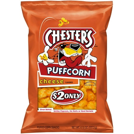 Chester's Puffcorn, Cheese, 4.5 oz Bag