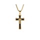 thumbnail image 1 of Collar de hombre, cadenas colgantes cruzadas, collares ajustables de moda, decoraciones decorativas, joyería de Metal, accesorio de regalo para Ropa, zapatos y accesorios Miscelánea Oro negro Minnieouse AP014595-03, 1 of 6