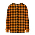 thumbnail image 4 of LOVZFMLL Cardigan for Women's Casual Printed Knitted Cardigan Button Coat, 4 of 5