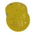 thumbnail image 1 of Inkdotpot Real Gold Foil Made With Love Text Tags Favor Hang Paper Tags 100 Pieces, 1 of 6