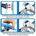 thumbnail image 3 of Soporte para teléfono móvil de bicicleta antideslizante para motocicleta, bicicleta, scooter (azul), 3 of 4