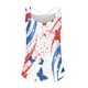 thumbnail image 4 of Puntoco Camisetas de cuello cuadrado para mujer, moda de verano para el tiempo libre, camiseta sin mangas con cuello redondo y tirantes estampados del Día de la Independencia, 4 of 5