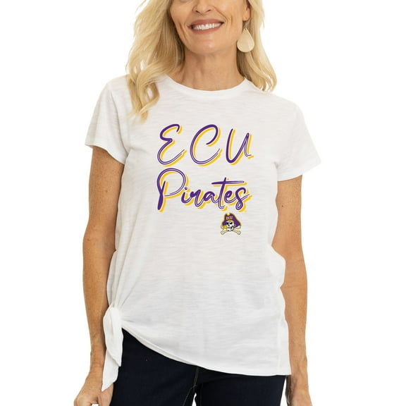 Women's White ECU Pirates Sophie T-Shirt