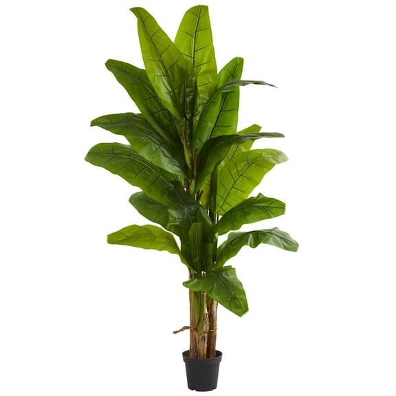 Nearly Natural 90" Banana Artificial Tree