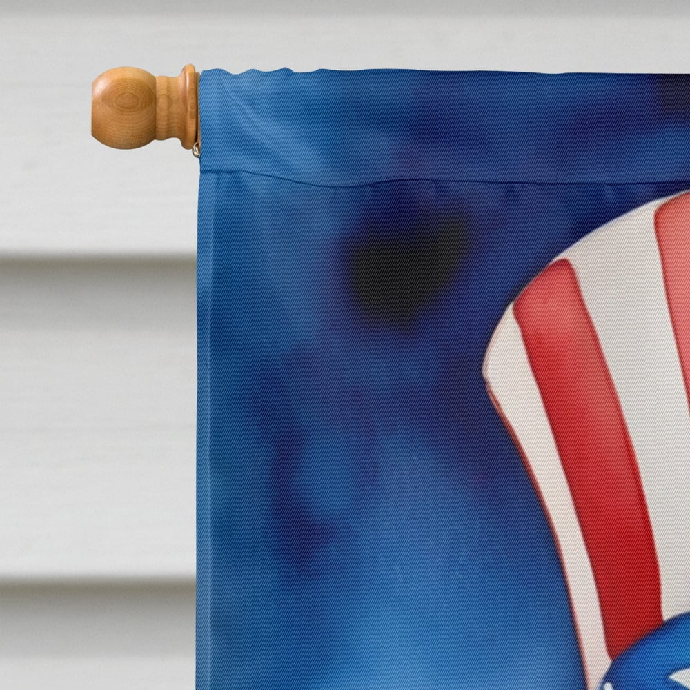 Golden Retriever Patriotic American House Flag 28 in x 40 in