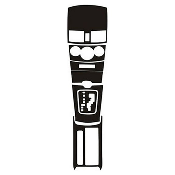 Acaige 5D Carbon Fiber Look Sticker Car Center Console Trim Cover For Toyota Corolla 2007-2013