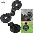 thumbnail image 1 of VBXOAE Heavy Duty Shade Cloth Plastic Clips 50 Pack Lock Grip for Garden Shade Installation Secure Sunshade and Mesh Tarp Against Wind and Weather for Easy Plant Protection, 1 of 9