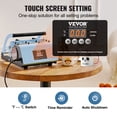 thumbnail image 3 of VEVOR Tumbler Heat Press Machine, 11-30oz Mug Press, Heat Up Fast and Even, Tumbler Press with Sublimation Paper, Tape and Gloves, Temp and Time Setting, for Sublimation Tumblers, Cups, Mugs, Blue, 3 of 9