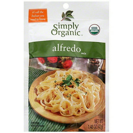 Simply Organic Alfredo Mix, 1.48 oz (Pack of 12)