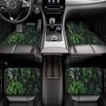thumbnail image 6 of Gaeub Lush Foliage Green Plant Print 4 Pieces Car Floor Mats Car,Universal Car Carpet Mats,Fit for SUV, Vans, Sedans,Trucks, 6 of 6