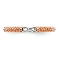 thumbnail image 3 of Stackable Expressions Sterling Silver Rose Gold-plated Polished Ring, 3 of 5
