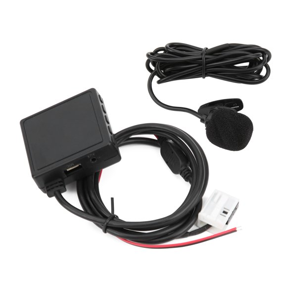 Auto Audio Connector, Durable 5.0 AUX Cable Portable DC12V for Car
