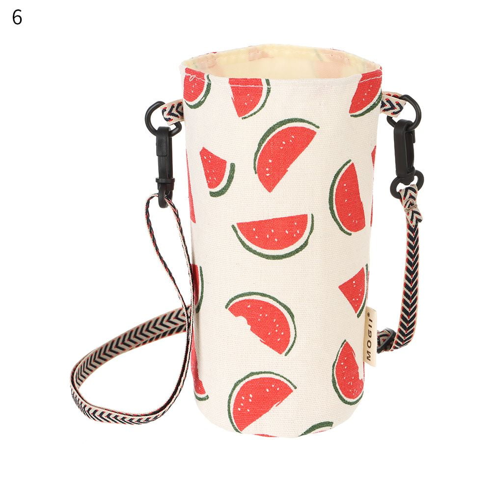 CANKER Packable Water Bottle Tote Carrier Bag Crossbody Tumbler Cup Mug  Holder Pouch 