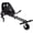 Black, variant on Hoverboard Go-Kart Attachment, Dual Shock Absorbers & Adjustable Frame for 6.5" 8" 10" Hoverboards, Heavy Duty Hover Cart with 360° Swivel Wheel & Foam Handlebars, Black (Hoverboard Not Included)