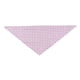 thumbnail image 3 of Methold Bufanda de baba a cuadros Toalla decorativa triangular de algodón para mascotas para cuello de 25-45 cm Ropa para mascotas Violeta Methold PT003845-02, 3 of 6