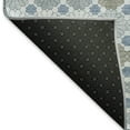 thumbnail image 5 of Addison Rugs Mayfield Premium Machine Washable Transitional Geometric Denim Rectangle Rug, 3' X 5' Machine Washable Transitional Geometric Denim Oversized Sherpa Throw Blanket, 5 of 7