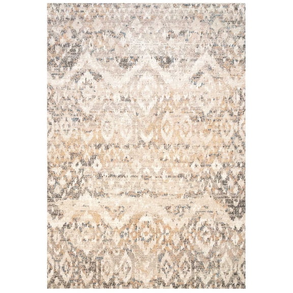 Kukoon Beige Vintage Living Room Rug