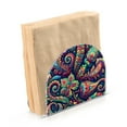 thumbnail image 2 of Paisley Flowers Leaves Napkin Holders for Tables Napkin Stand Paper Holder Organizer Tabletop Tissue Box Dispenser, 2 of 8